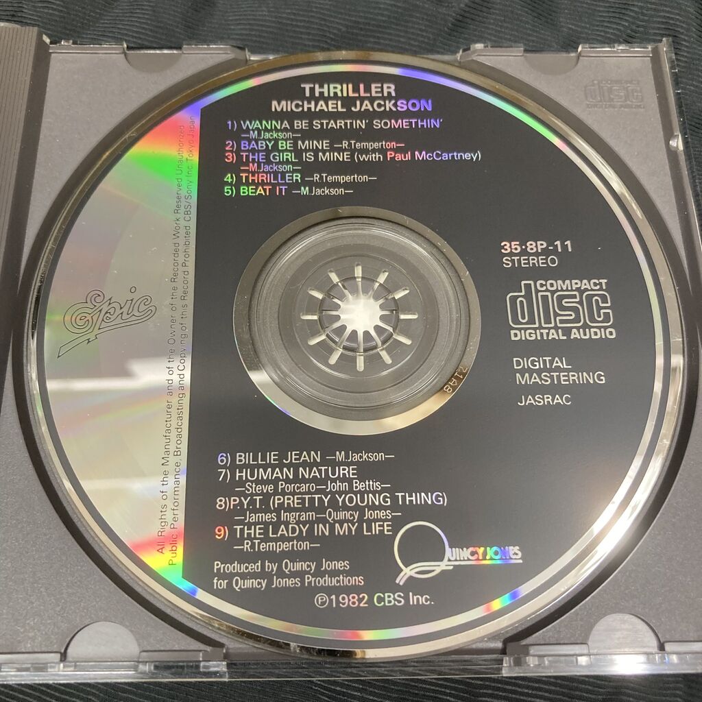 USED/SOUL】マイケル・ジャクソン / スリラー(358P11) 旧規格CD 稀少な