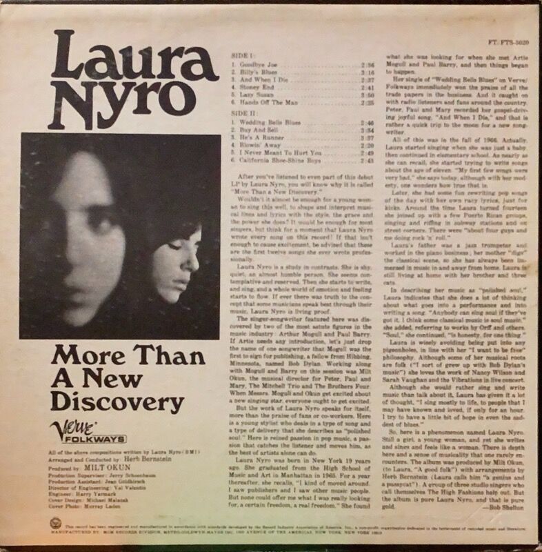 8月13日 中古品入荷情報!!【中古レコード/OLD ROCK】 LAURA NYRO