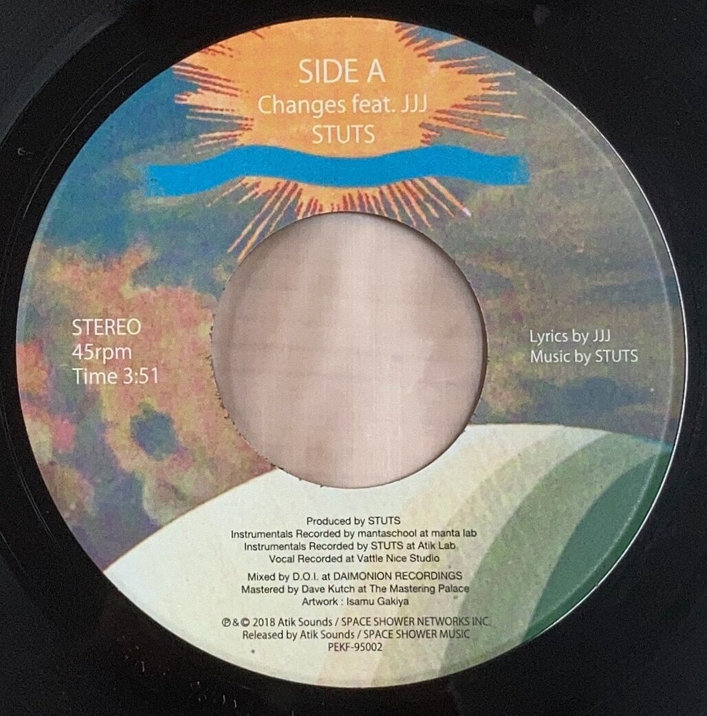 8/8(金)入荷情報！【中古レコード/J-HIP HOP】 STUTS / Changes