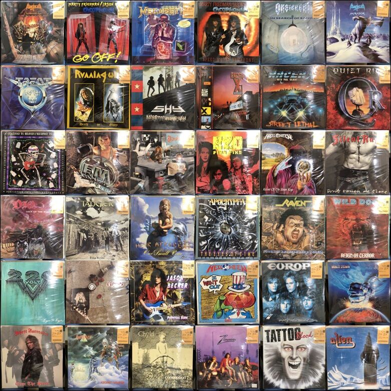 中古情報】6/15(月)METAL/NWOBHM/HARD ROCK・レコードセール