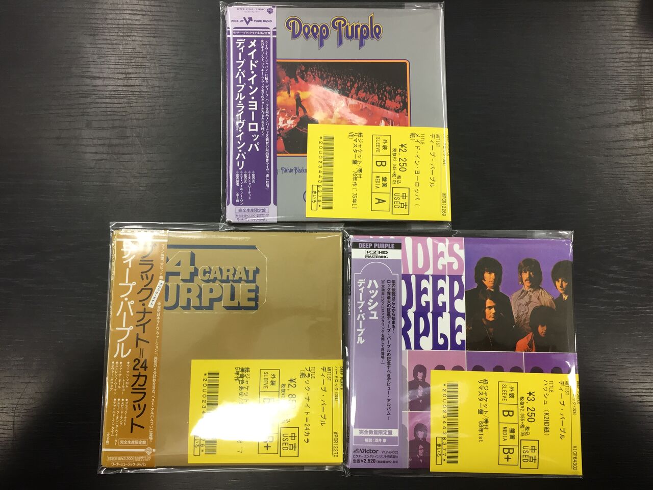 中古情報】12/12(月)クラシックやロック中心に600点程入荷いたし