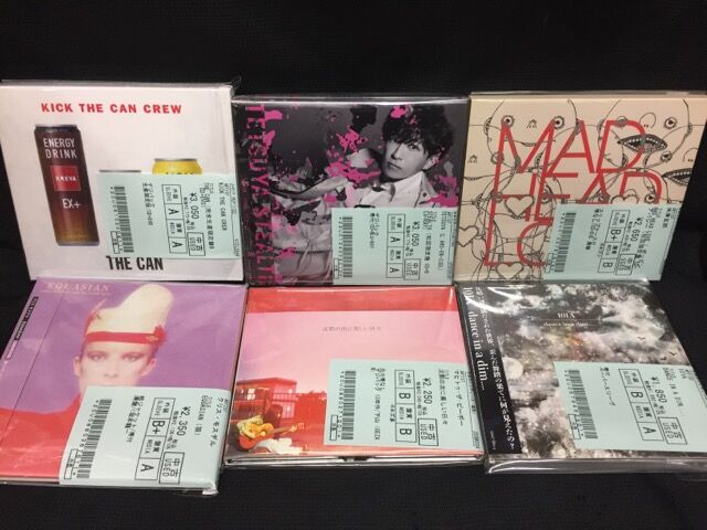 中古情報】10/26(水) J-POPを中心にCD約300枚入荷いたしました