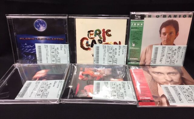 中古情報】3/18(土) ロック中心にCD約500点入荷いたしました