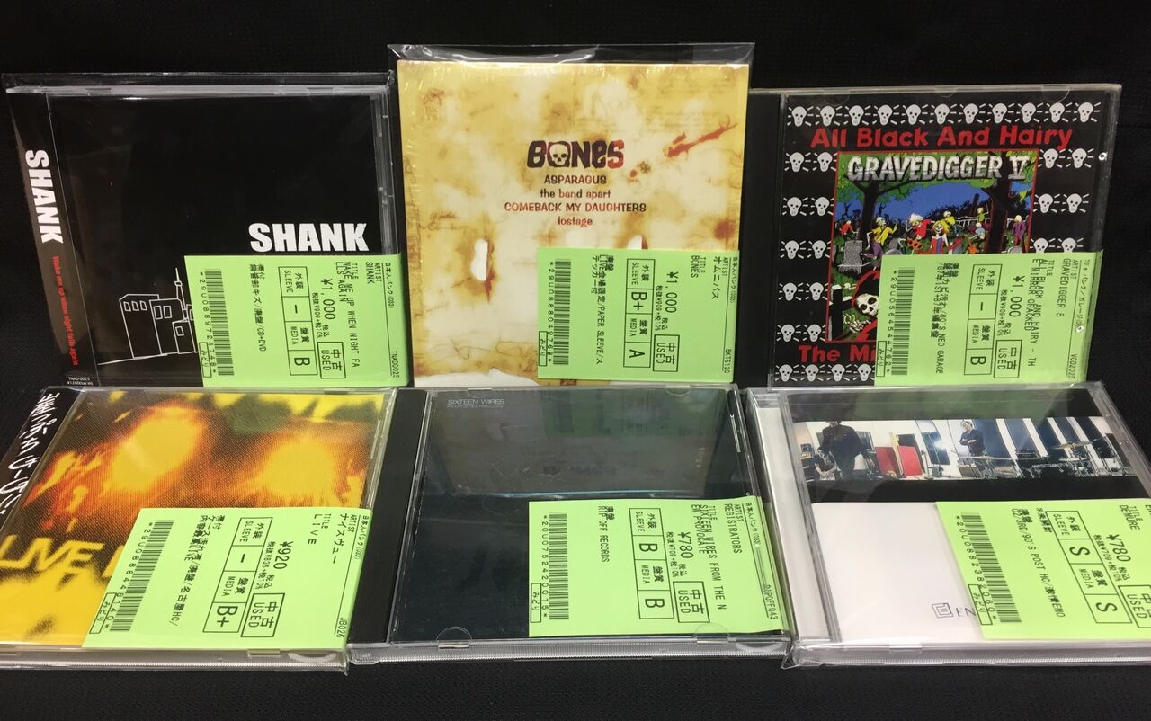中古情報】1/8(日) パンク中心にCD約400点入荷いたしました