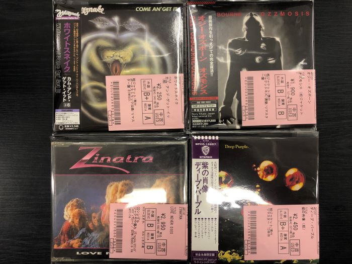 中古情報】本日はROCKを中心にオールジャンルでCD約300点ほど入荷