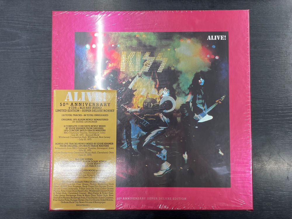 中古情報】KISS ALIVE!-50TH ANNIVERSARY CD BOX 入荷いたしました 
