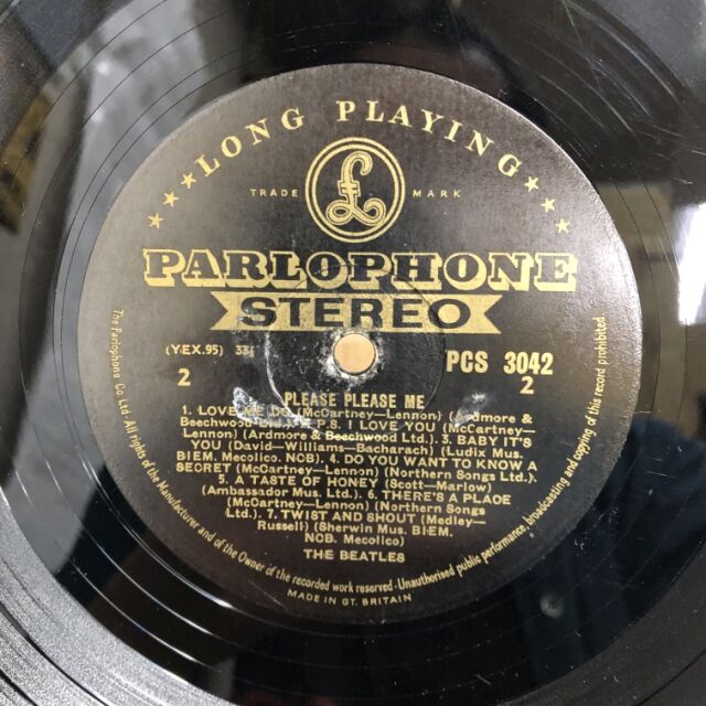 廃盤セール】5/3(金・祝)PLEASE PLEASE ME PCS3042 STEREO GOLD
