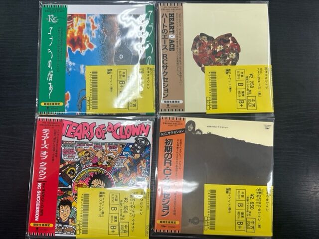 中古情報】ROCK、JPOPを中心にCD約400枚入荷いたしました