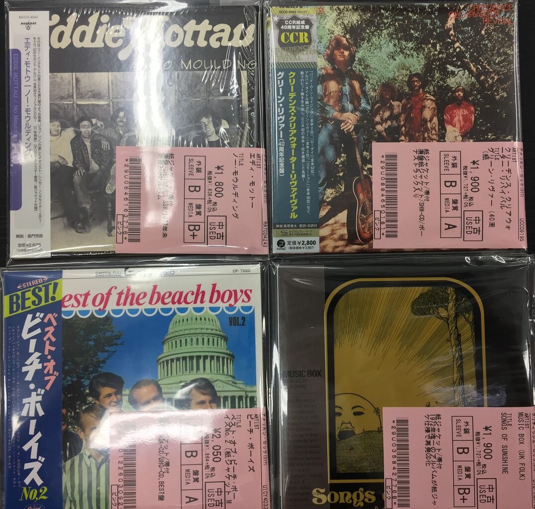 中古情報】11/15(火) ロックを中心にCD約400点入荷いたしました