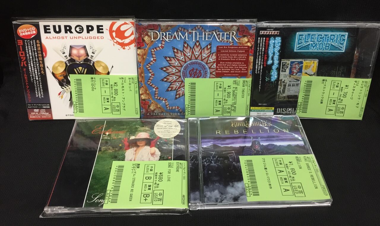 中古情報】1/7(土)パンク中心にCD約250点入荷いたしました