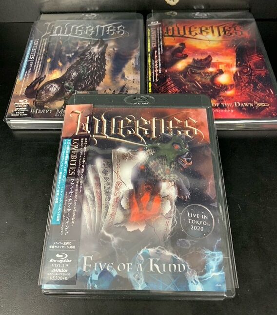 7/3(月) LOVEBITES CD&映像作品まとまって入荷しました！ : 横浜