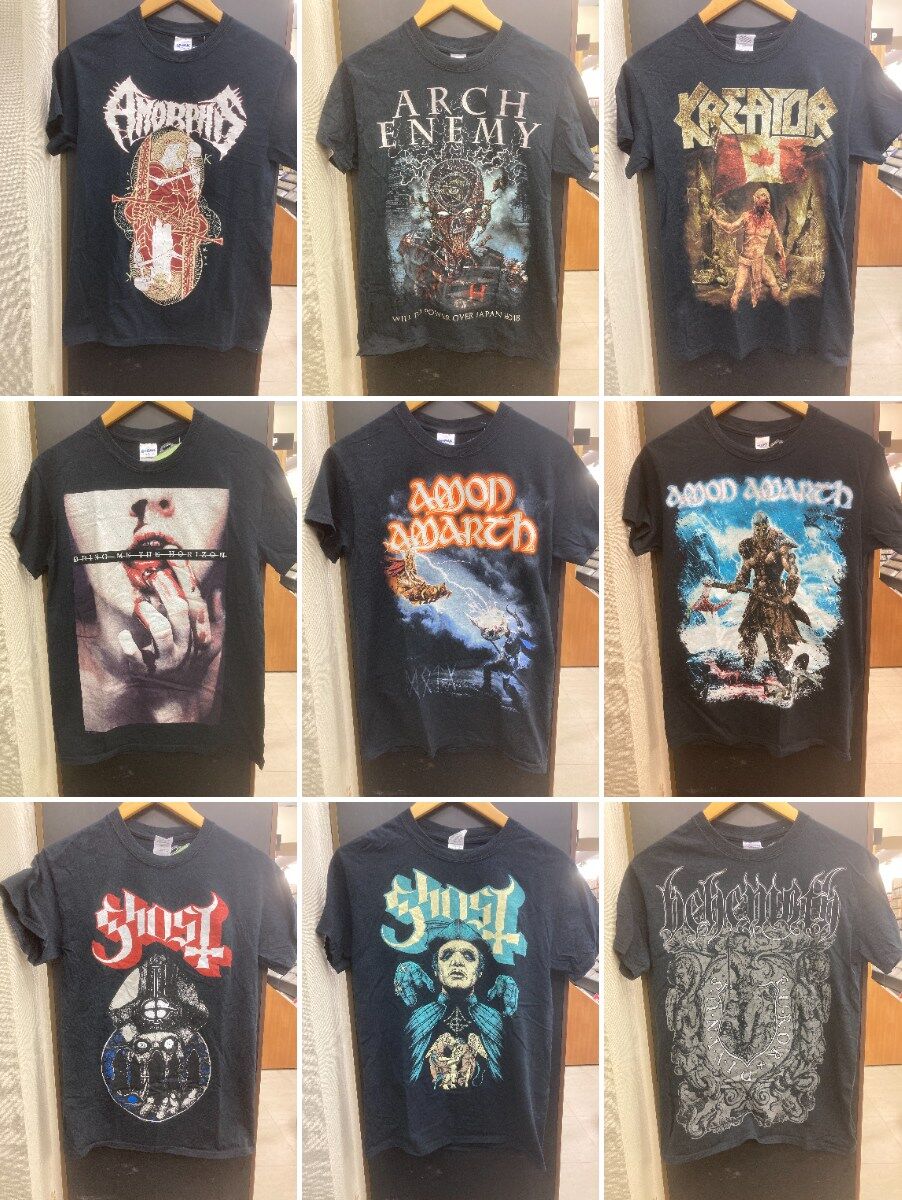 4/13(月)中古アパレル入荷情報】HEAVY METALバンドTシャツ入荷