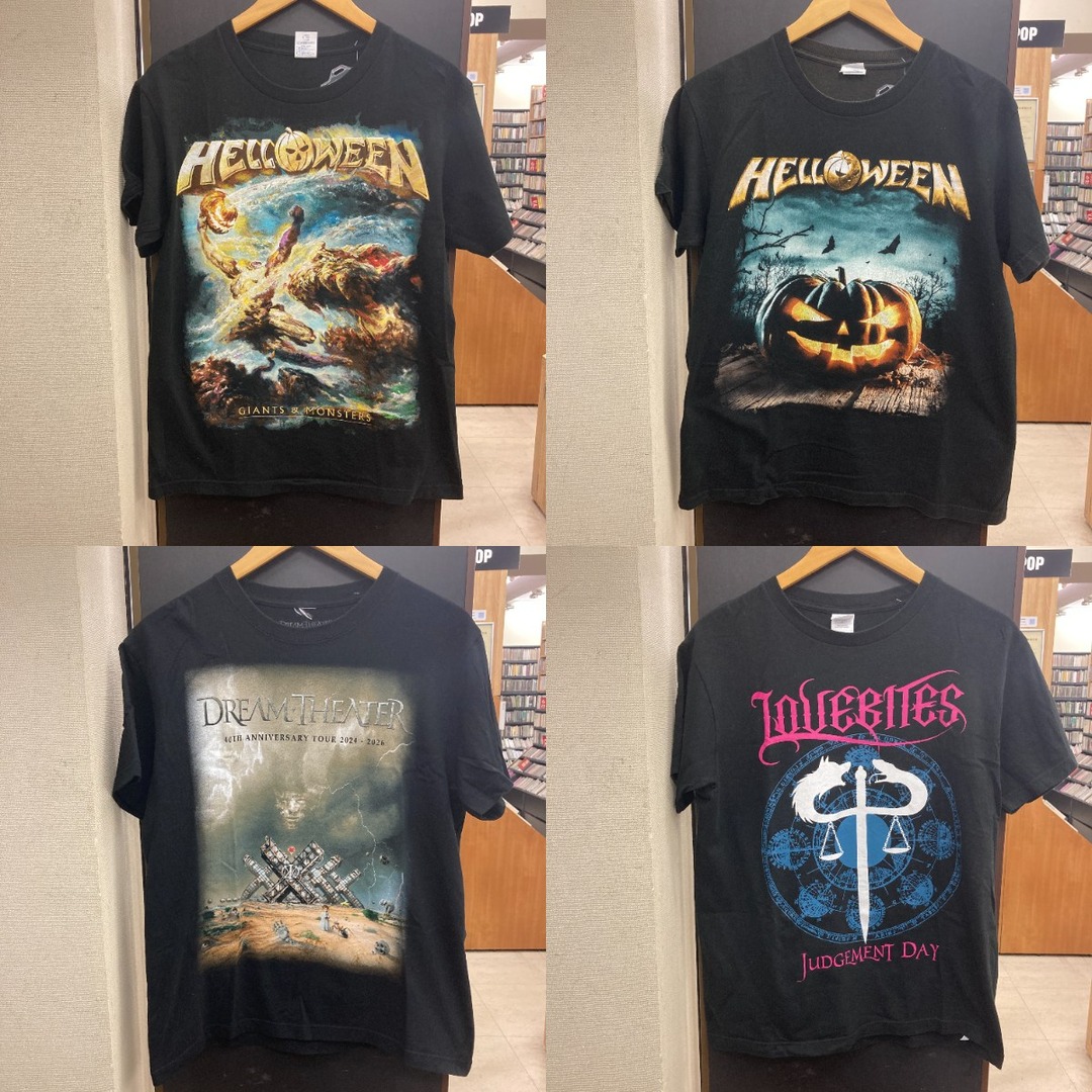 8/29(土)中古アパレル入荷情報】HELLOWEEN/DREAM THEATER/LOVEBITESのT