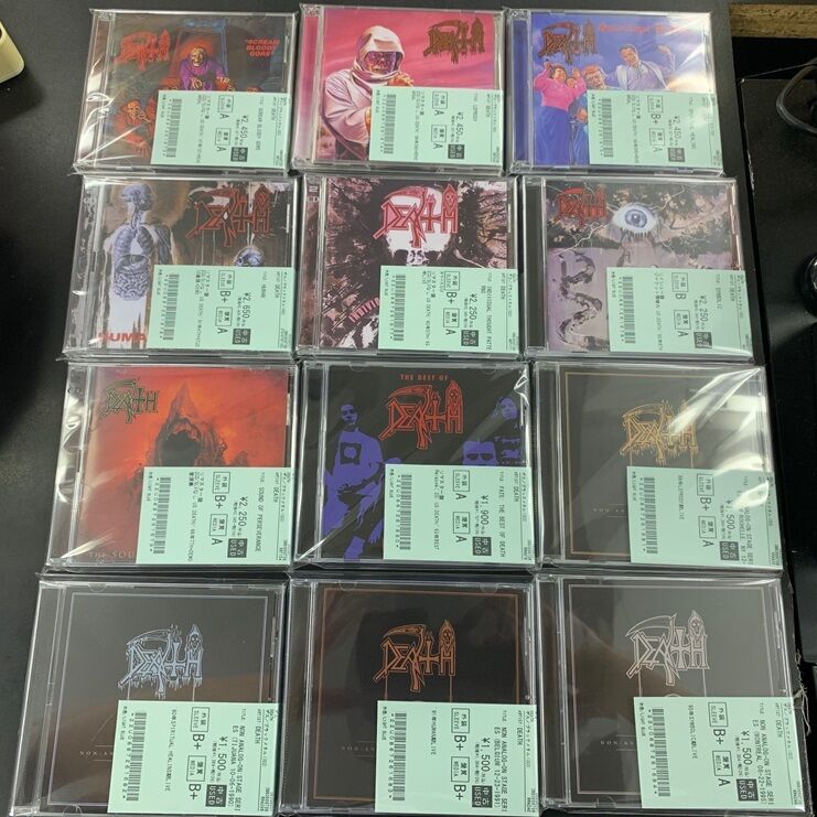 6/13(土) DEATH/THRASH METAL中古CD70点入荷 : ディスクユニオン横浜