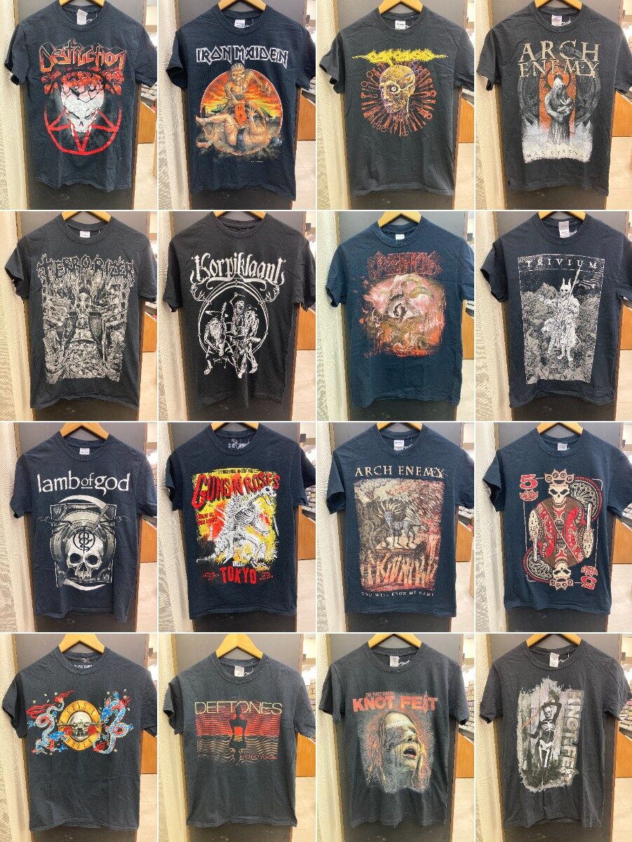4/17(金)中古アパレル入荷情報】HEAVY METAL多め！バンドTシャツ新入荷