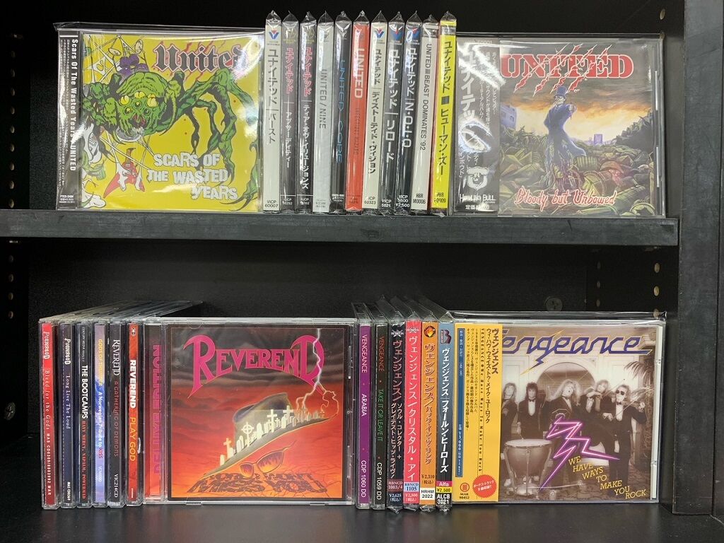 メタル中古CD　まとめ売り　　送料無料 4/21(火) メタル新着中古CD約120枚入荷 : ディスクユニオン横浜西口店