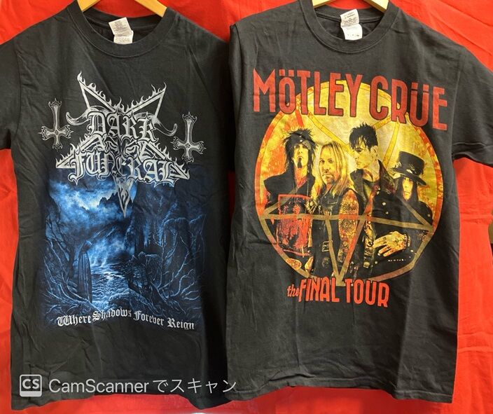 □中古□2/1(木) PUNK HARDCORE METAL ROCK バンドTシャツ入荷