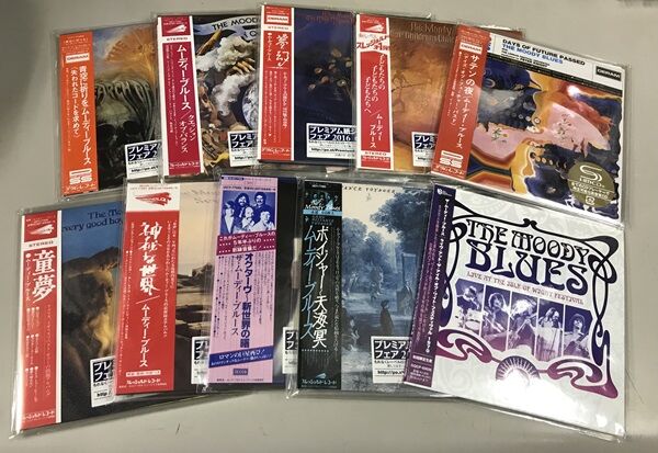 ムーディー・ブルース　紙ジャケCD 7枚とbox + 1枚 紙ジャケ CD ムーディーブルース the moody blues 7枚セット 【公式通販】
