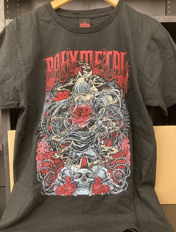 3/31(月) BABYMETALTシャツまとまって入荷いたしました！ : ディスク