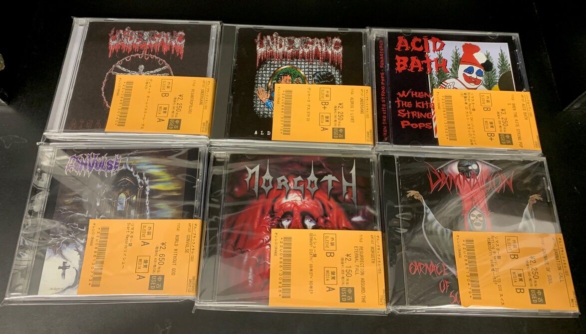 4/21(火) メタル新着中古CD約120枚入荷 : ディスクユニオン横浜西口店