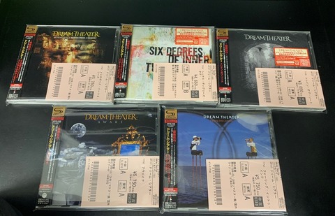 12/8(月) メタル新着中古CD入荷情報 ドリーム・シアターSHM-CDや