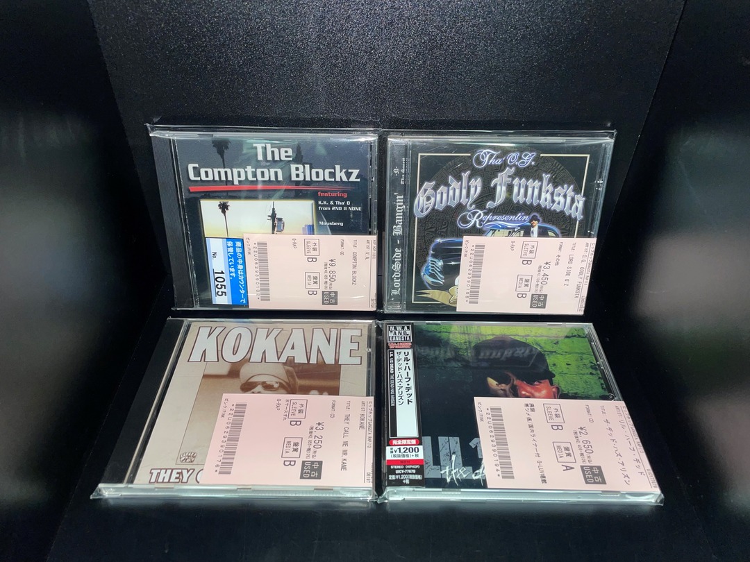 □中古□10/06(火) GANGSTA RAP CDまとめて入荷いたしました