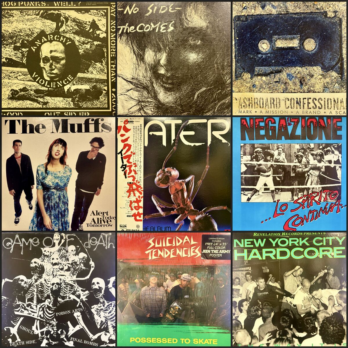 8/11(火/祝) □PUNK/HARDCORE□ 中古レコードゲリラ放出