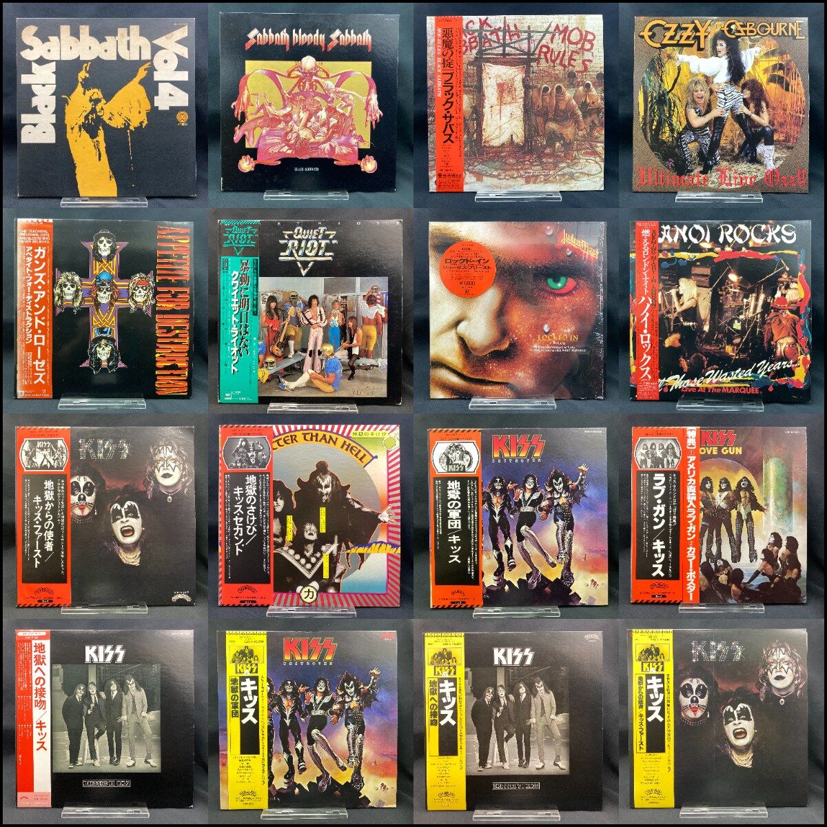 ロック　Kiss レコード 帯付き 2枚入り ミュージシャン LP ハードロック　 9/14(日)メタル中古入荷情報】KISS帯付タイトル中心にハードロック