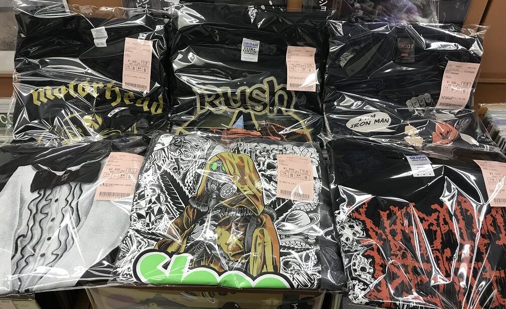 1/31(火) ヘヴィ・メタル/ハード・ロック バンドTシャツ入荷