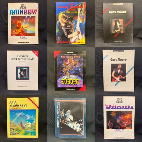 12/5(金)メタル中古入荷情報】ハードロックの稀少バンドスコアが入荷