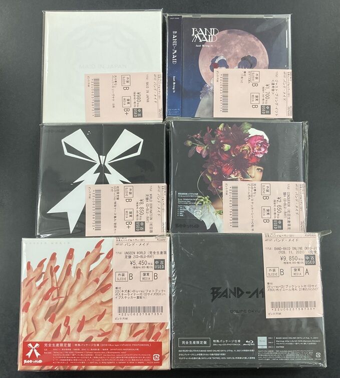 12/11(木) BAND-MAID 中古CD/Blu-ray/書籍入荷 : ディスクユニオン横浜