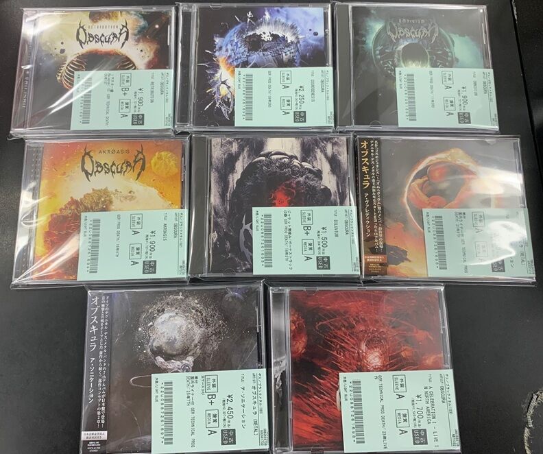 6/13(土) DEATH/THRASH METAL中古CD70点入荷 : ディスクユニオン横浜