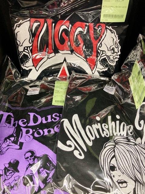 □中古□12/8(月) ZIGGY関連Tシャツなどがまとまって入荷