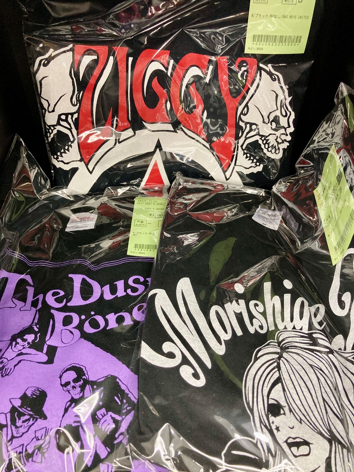 □中古□12/8(月) ZIGGY関連Tシャツなどがまとまって入荷