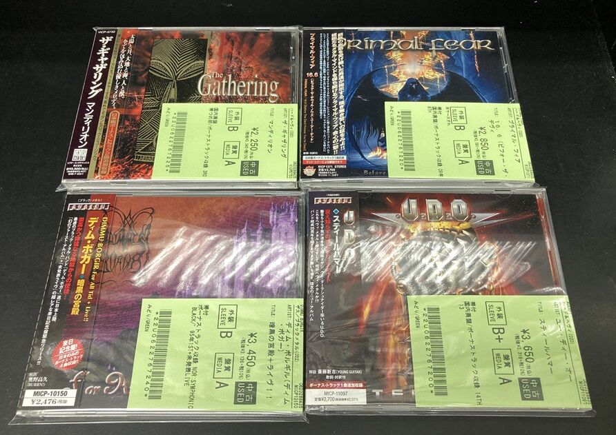 10/21(火) メタル新着中古CD約100枚投入しました！ : ディスクユニオン