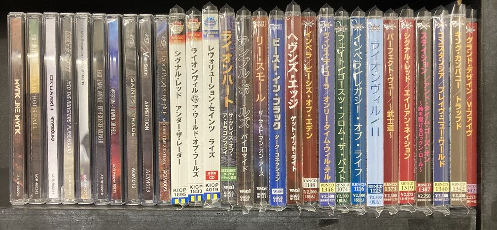 11/14(木) HEAVY METAL新着中古CD約200点投入いたしました