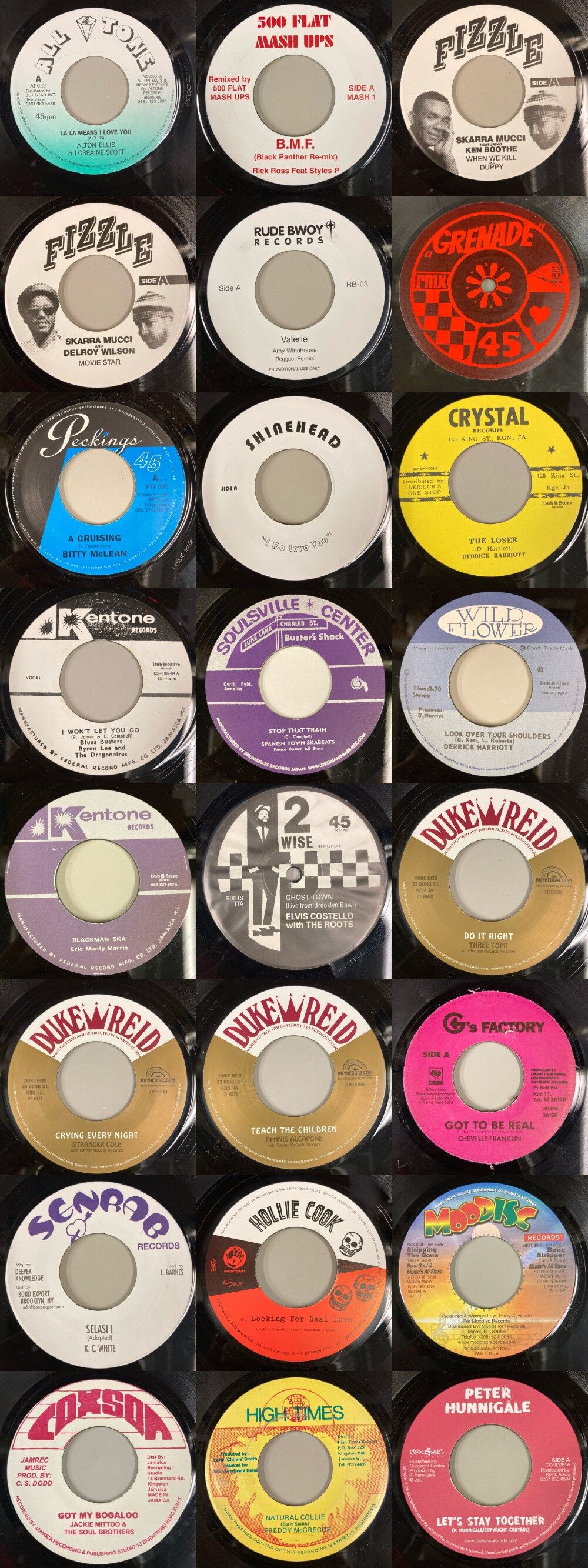 5/10(日)□中古レゲエ7inchレコード300枚以上緊急放出！！ : ディスク