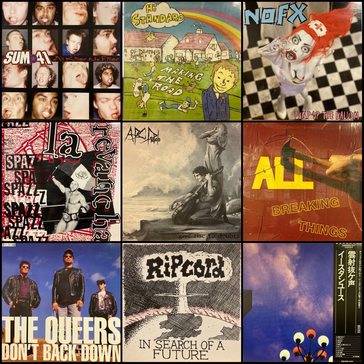 1/24(土) □PUNK/HARDCORE□ 新入荷中古レコードゲリラ放出