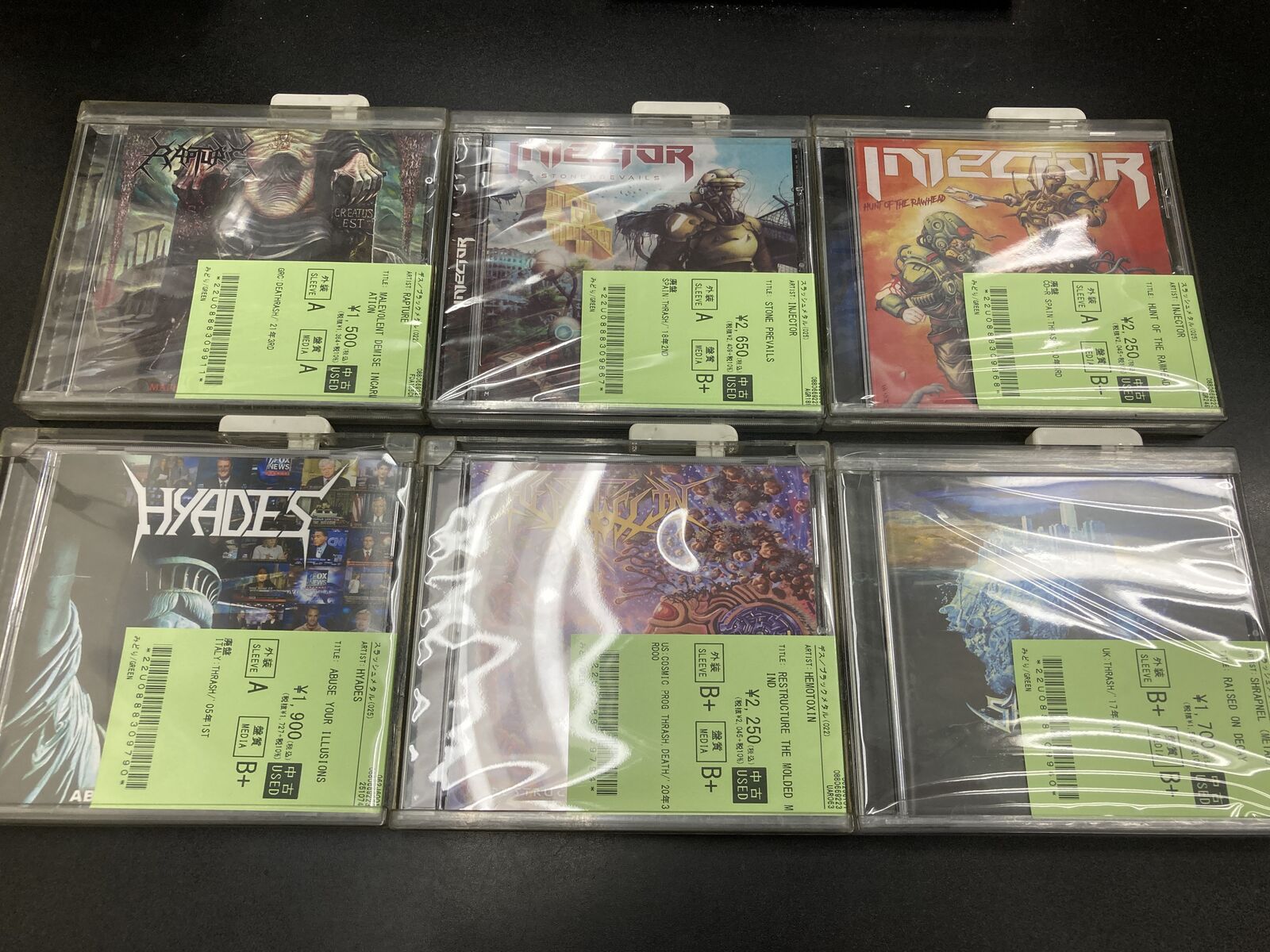 メタル中古CD　まとめ売り　　送料無料 8/12(水)メタル中古CD入荷情報】THRASH METAL中心に160点入荷