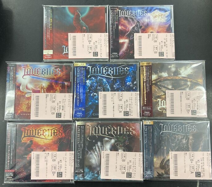 12/11(木) LOVEBITESの中古CD/Blu-ray入荷 : ディスクユニオン横浜西口