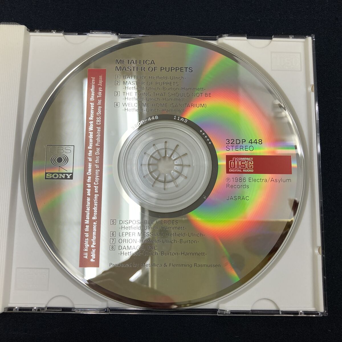5/16(土)メタル中古入荷情報】メタリカ『メタル・マスター』国内初版箱