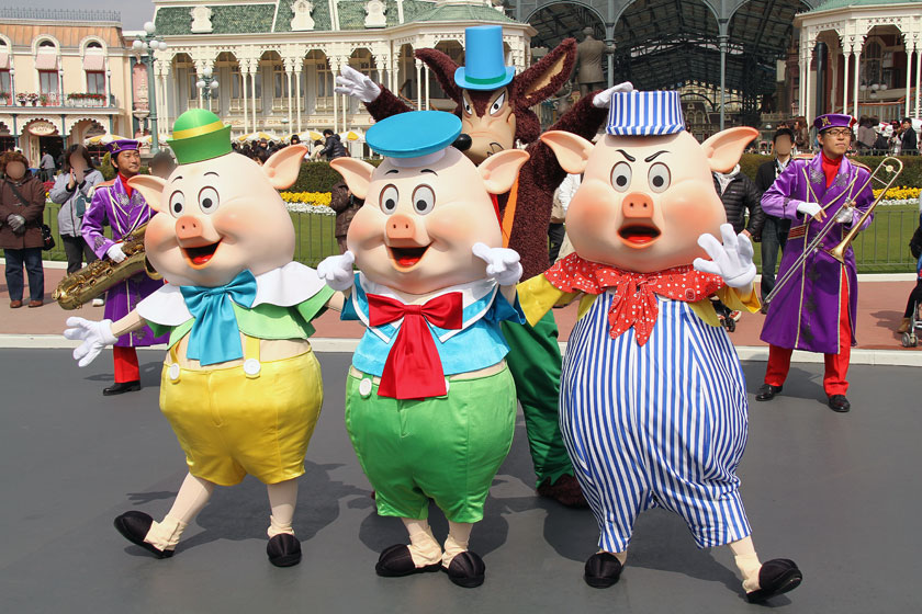 ３匹の子ぶた ビッグ バッド ウルフwithハフ パフ We Love Tdr