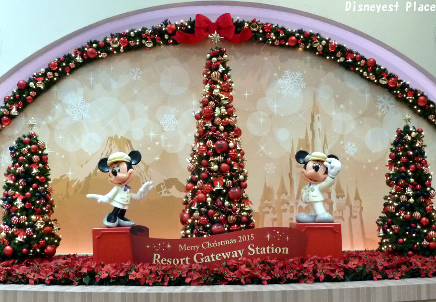 クリスマスのリゾートゲートウェイ ステーション Disneyest Place