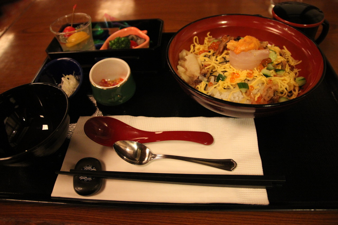 ディズニー夏祭り13 スペシャル膳 祭りちらし寿司 れすとらん北斎 ディズニーごはん