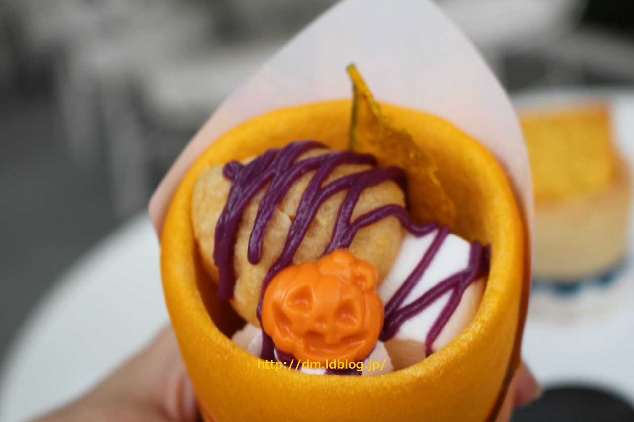 ブレッドコーン パンプキンプリンデザート ディズニーハロウィン14 ザ ガゼーボ ディズニーごはん