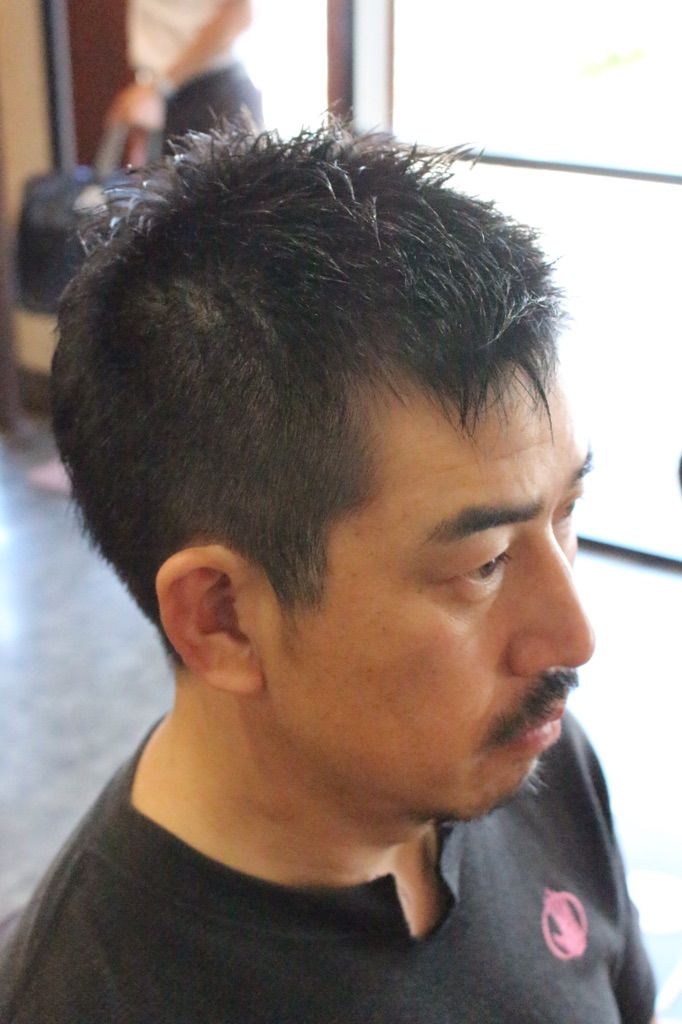 顔でかい 男 髪型 ヘアスタイル画像