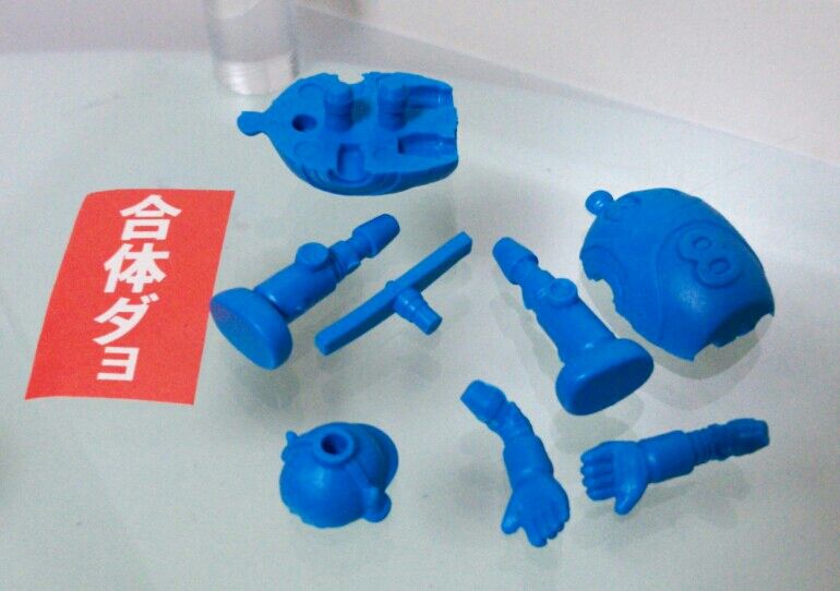 丸越 ロボットはっちゃん ポケットアイドル 合体入り 消しゴム