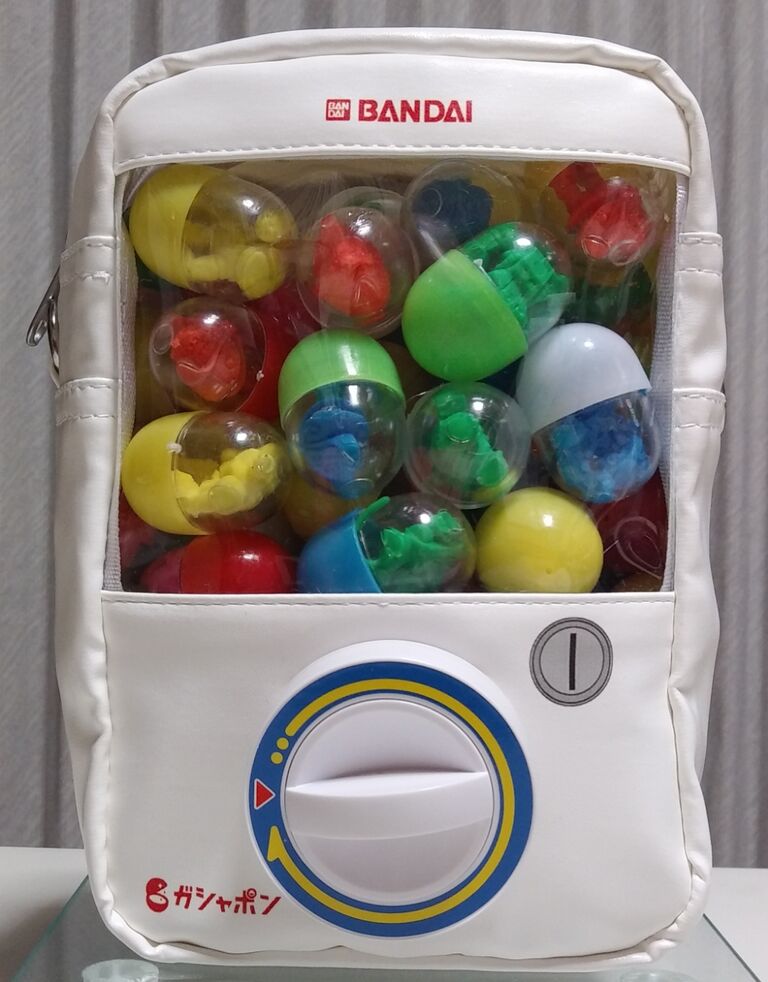 ガシャポンショルダーバッグ 水色 2個セット ガシャポンショルダー