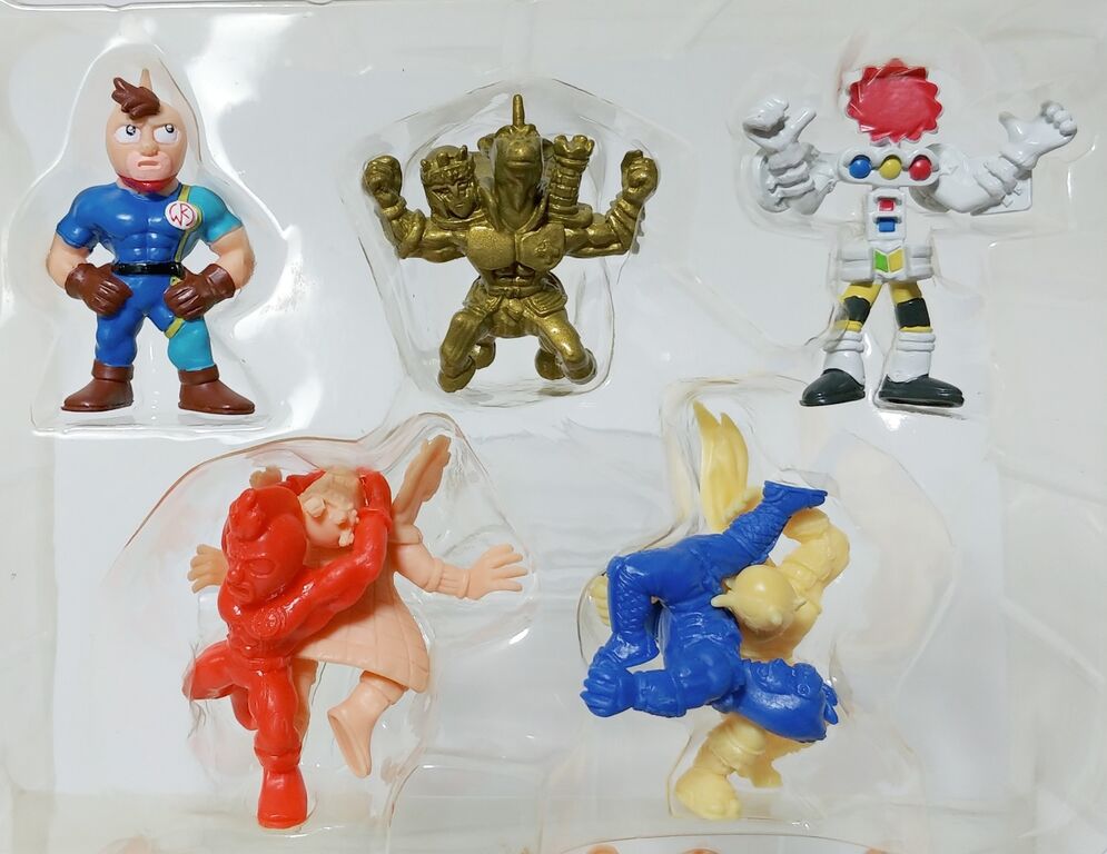 キン肉マン キン消し 海外版 MUSCLE 硬質 蛍光 レア キンケシ キン肉
