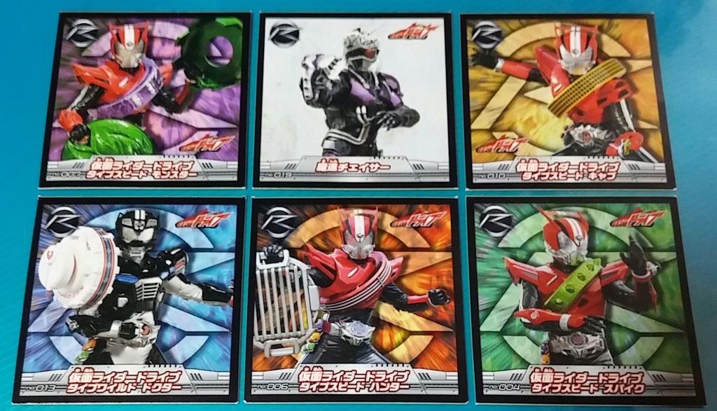 エンスカイ 仮面ライダードライブ シールコレクション 駄菓子屋